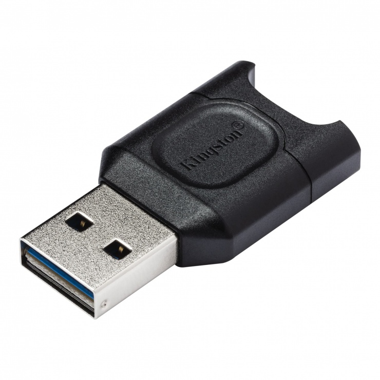 Imagine Cititor de carduri USB 3.2 Gen 1 la micro SD UHS-II MobileLite Plus, Kingston MLPM